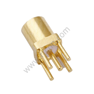 MMCX θηλυκό για συνδετήρα RF στρογγυλού ποδιού PCB