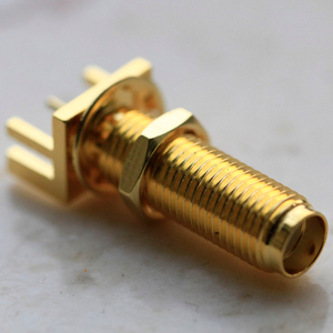 SMA θηλυκό άκρο του άκρου του Bulkhead για το PCB RF Connector